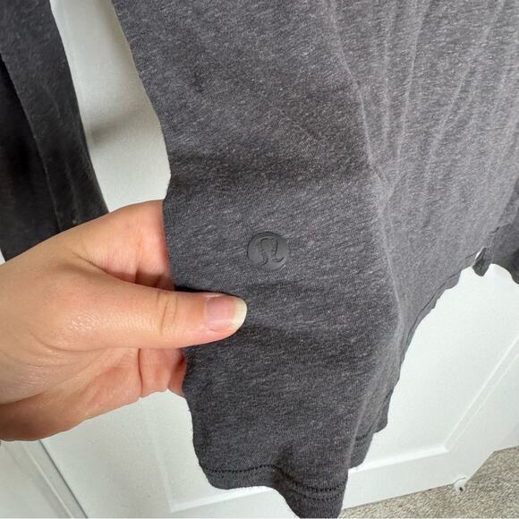 Lululemon Day to Light Long Sleeve Top Graphite Grey Modal Lightweight Stretch 6 - Picture 5 of 5